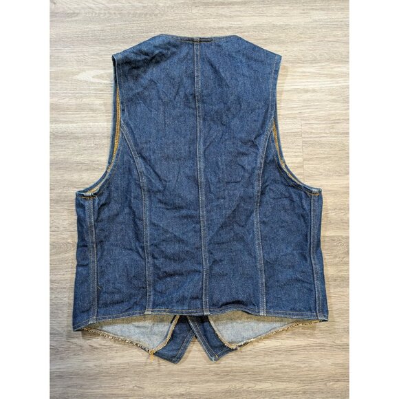 Vintage Carhartt Made In Canada 100% Cotton Denim Vest Size Extra Small / Small - Picture 4 of 6